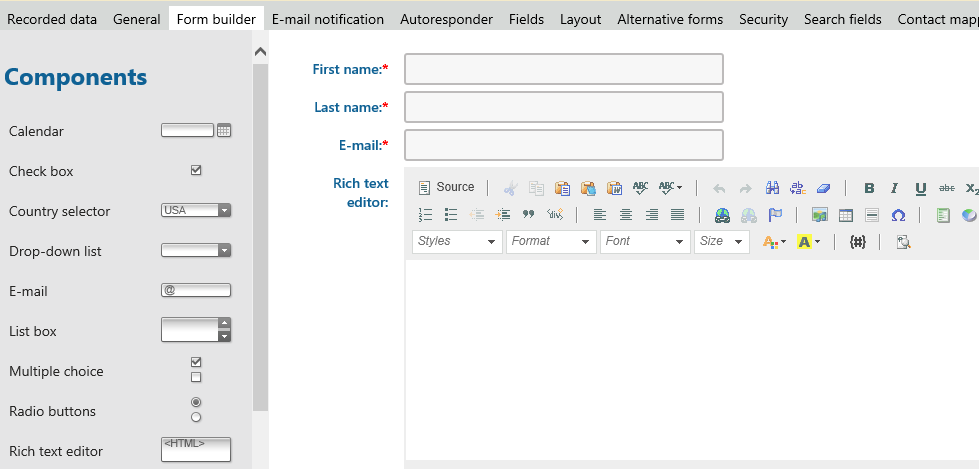 Form builder