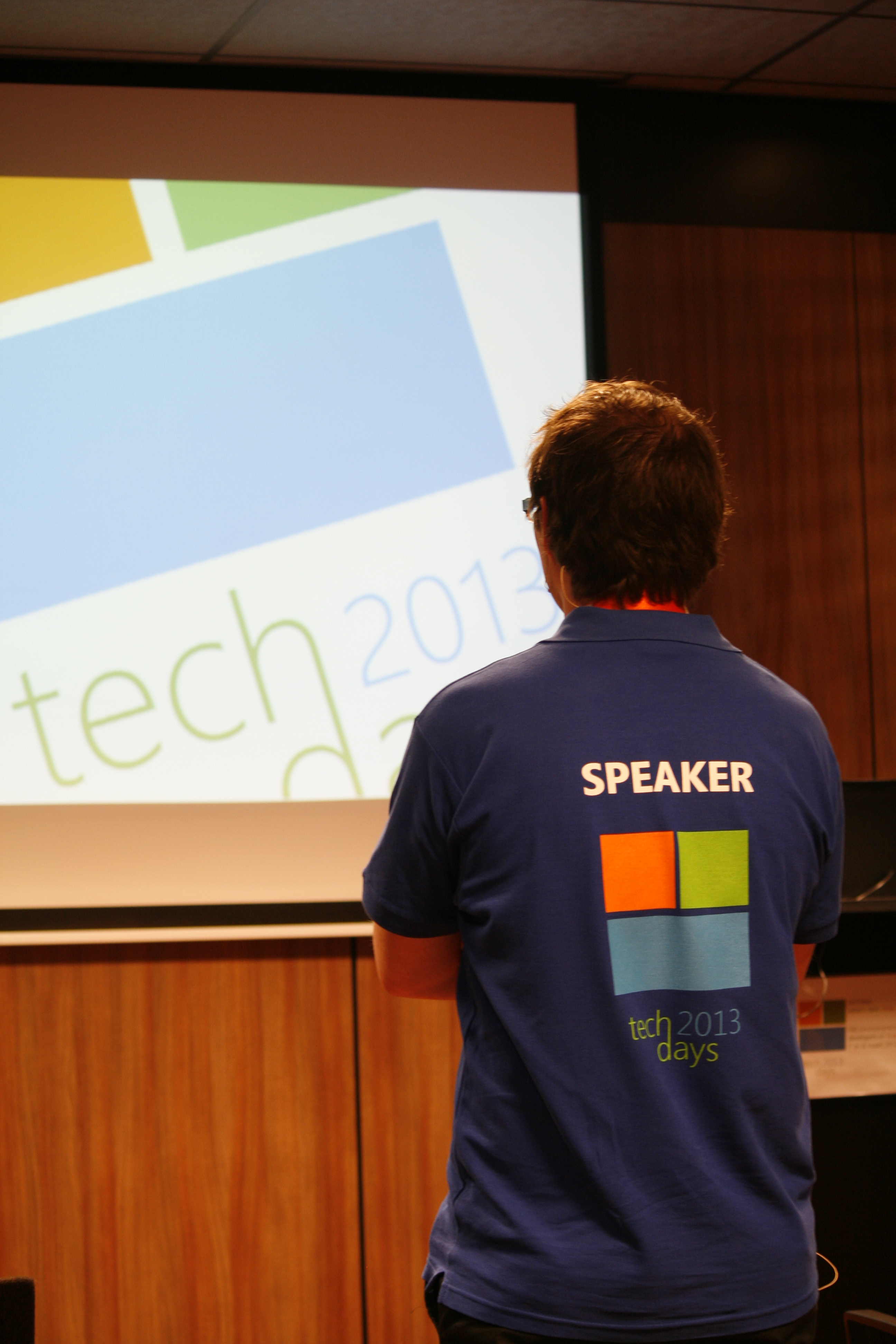Speaking at TechDays 2013